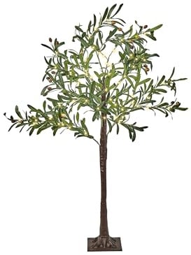 Outdoor Weihnachtsbaum mit LED Lichtern 120 cm grün Celioni