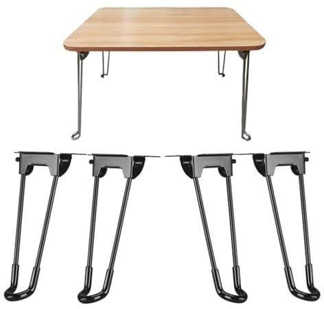 Tischbeine Klappbar Ersatz Beine Tischfüße Für Bett Industrial Tischkufen Metall Klappbares Tischfüße Höhe: 20cm 25cm 32cm 38cm 42cm 45cm 50cm 60cm(High: 38cm)