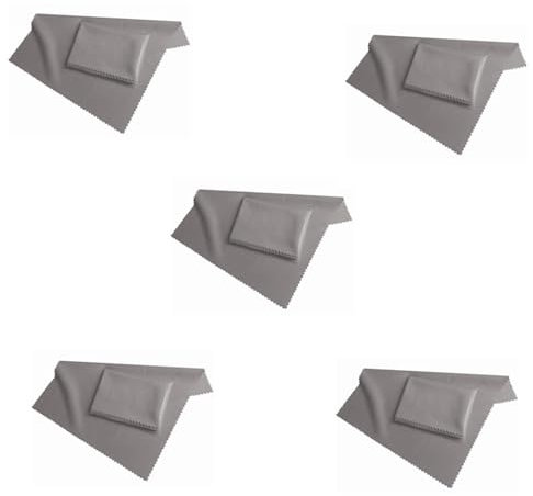 Reinscer 5X Ballaststoff Display Reinigungstuch 19x20 cm in, Fuer Alle Smartphones & Tablet PCs - Displaytuch Clean - Bildschirm Tuch