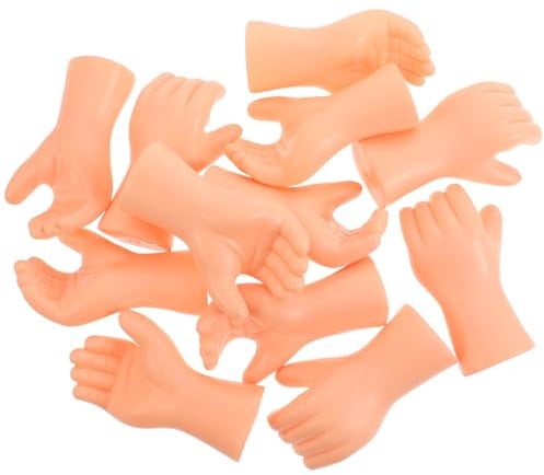 Realistische Puppenhände als Ersatz, 6 Paare Kunststoff für Puppen