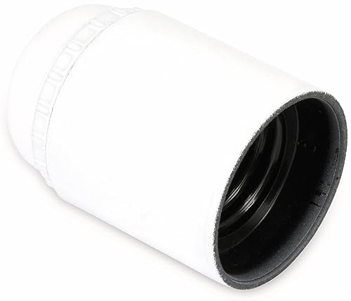 Fassung E27 weiß (außen glatt)