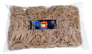 JPC 450602 Gummiringe im Beutel, natur, 38 mm, Großpackung