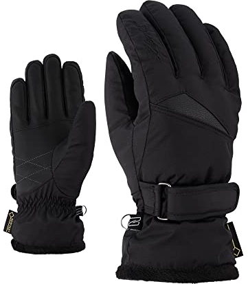 Ziener Damen KOFEL GTX lady glove Ski-handschuhe/Wintersport | Wasserdicht, Atmungsaktiv, , schwarz (black), 7.5