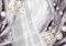 wandmotiv24 Fototapete Diamant Grau, XL 350 x 245 cm - 7 Teile, Wanddeko, Wandbild, Wandtapete, Abstrakt, 3D, Wellen M1830