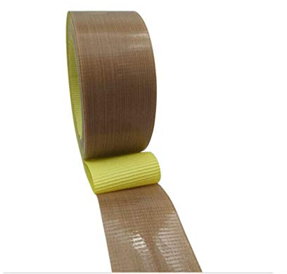 SENRISE PTFE-Klebeband, Hitzeversiegelung, Teflonband, selbstklebend, 1 Stück, gelb