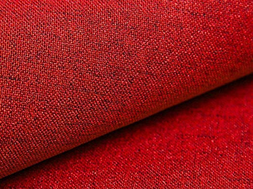 5 Meter Polsterstoff Webstoff Bezugstoff Aura 08 Rot