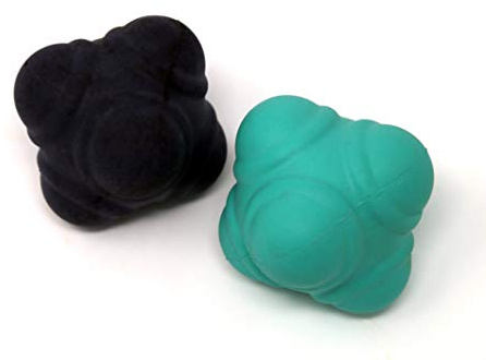 HALE | Set mit 2 SAQ und Reaktionsbällen für die Entwicklung von Schnellkraft und Reaktionsschnelligkeit - Durchmesser 7 cm - Inklusive Anleitung mit Übungsbeispielen