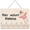 Holzura Namensschild Kinderzimmer Personalisierte Geschenke Baby Zimmer, Namensschilder für das Kinderzimmer Deko, Türschild personalisiert mit Namen, Türschild Kinderzimmer