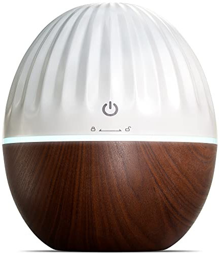 2-IN-1 AROMA DIFFUSER/LUFTBEFEUCHTER mit Ultraschall ULTRA-STM Technologie - Wassermenge 130ml - 5X Bio-Baumwollfilter - 10 Std. Betriebsdauer - BPA-frei - Abschaltautomatik