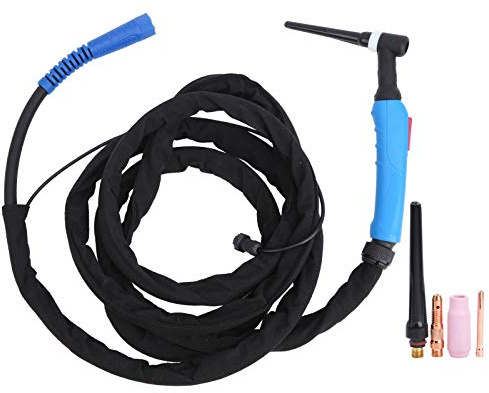 Pistola Flessibile di Torsione per Saldatura TIG, Attrezzatura per Saldatrice Tig WP ‑ 26, Accessori per Saldatrici, 4 Metri, Resistente Alle Alte Temperature e al Fuoco, per la Saldatura