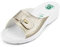 JOMIX Ciabatte Donna Estive Comode Ciabatte Donna Casa Estive Zeppa Pantofole Ortopediche Anatomiche a Strappo ITD1463-12 (Laminato Platino, 41)