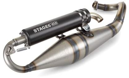 Auspuff Stage6 Pro Replica MK2 Schwarz Piaggio
