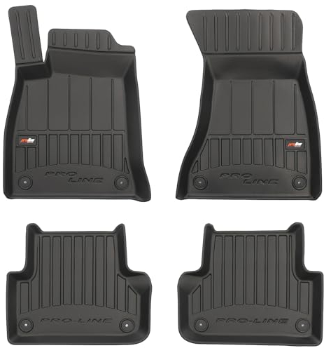 MOTOS Gummimatten Auto Fussmatte passend für Audi A4 B9 2015-2023 Verbessern Sie Ihren Reisekomfort mit Antirutschmatte Auto 3D- Allwetter fußmatten Auto, Schutz vor Verschmutzung