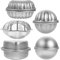 Milisten Badesets 10PCS DIY Bad Formen Handgemachte Seife Mould Set Bad Salz Ball Formen Scallop Herz- F?rmigen Blütenblatt Halbkreis Geformt Formen Silberner Anzug