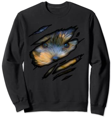 Yorkshire Terrier in me T-Shirt, Hundehemd, Ahnentafel Hund Sweatshirt