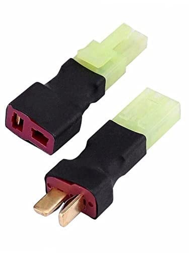 RC Battery Wireless Connector Deans T Plug to Mini Fits Tamiya Female Male Adapter