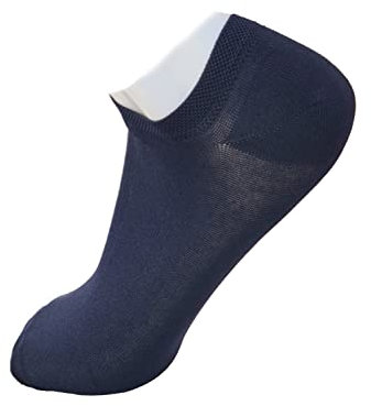 Calzini Fantasmini in cotone Filo di Scozia da Uomo e donna calzini sneakers bassi sotto la caviglia unisex nei colori Nero Bianco e Blu Navy confezione da 12 Paia Brand Italiano