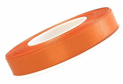 s.dekoda Satinband 25m x 10mm Orange Schleifenband Dekoband Satin
