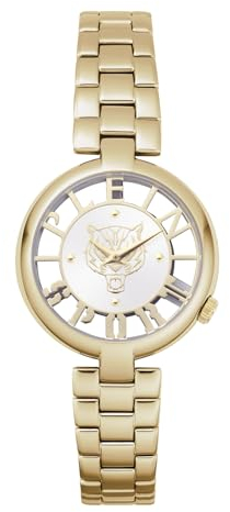 Plein Sport Damen Uhr Analog Quarz Tiger Luxe PSMBA0323 Edelstahl