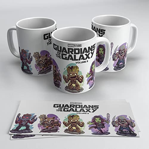 newseny Taza De Guardianes De La Galaxia Vol. 3 - Para fans de la saga Guardians of the Galaxy | Cerámica 350ml