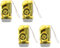 Speesy 4X 3 LED Dynamo Wind Up Flashlight Hand-Pressing Crank No Battery Torch