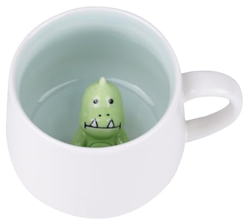 HOTUT Taza de Café con Animal, 375ml Taza Animal 3D, Taza de Café Divertida, Taza linda de café, Mugs de Espresso, Mug Mejor Regalo Divertidos para la Oficina y Cumpleaños Personal