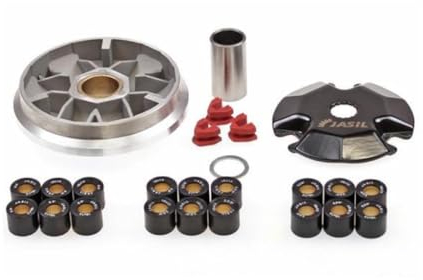 Variomatik + Gewichte Kit 16mm passend für ATU, CPI, Generic, Keeway, Kreidler, Malaguti, Sachs, Speedjet – Roller 50cc 2T, Ersatz Variator Set