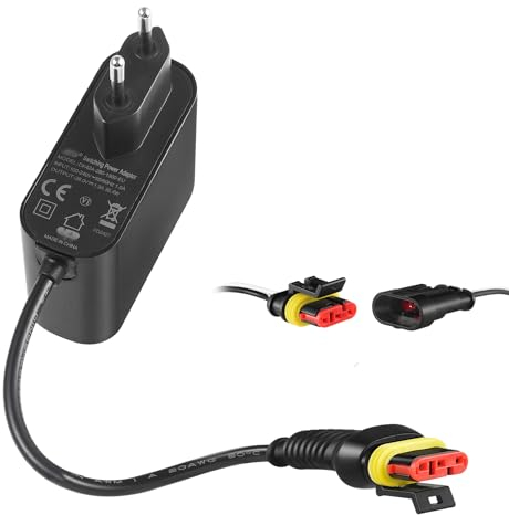Adaptateur d'alimentation pour tondeuse à gazon 28 V 1,3 A compatible avec Gardena R50Li, R80Li, R40li, R45Li, R70Li, Sileno City, Sileno Life, Sileno Minimo, Husqvarna Automower 105, 310, 315, 315X