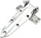 SiaBiced Fridge Freezer Door Hinges Stainless Steel Oven Hinges Adjustable Cold Storage Door Hinge Replacement Hardware Accessory, 1460