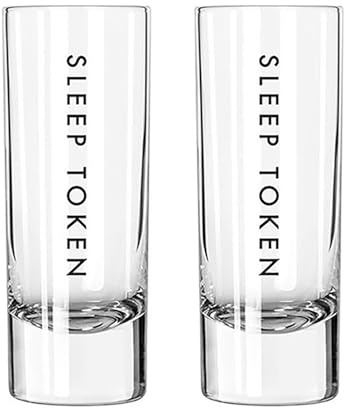 Sleep Token Shot Glasses Band Logo Official 2 Pack Boxed One Size