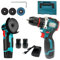 Set 2 in 1 Avvitatore + Mini Smerigliatrice 3 con Doppia Batteria 48V 5000mAh Motore Brushless in Valigetta