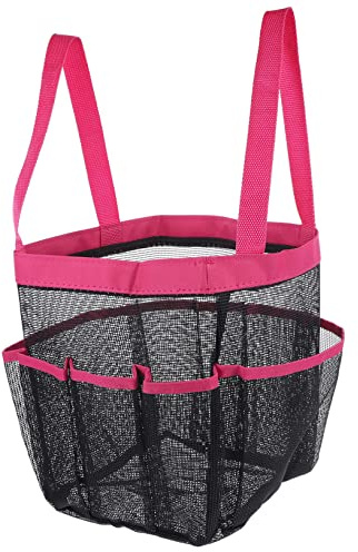 Beavorty Netz-duschtasche Tragbar Für Strand Mit Doppelgriff Mesh-Organizer Für Duschartikel Und Spielzeug Atmungsaktiv Und Schnell Trocknend
