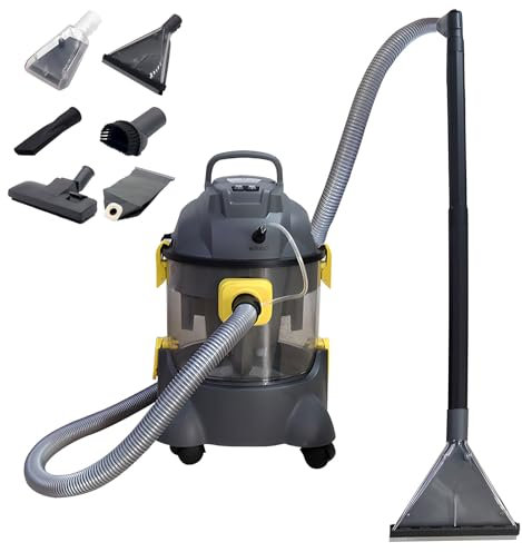 1400W Vacuum Steam Cleaner Machine, Carpet Cleaner Machine with 6 Cleaning Functions, for Carpet Sofa Curtain Car Interior Mattress