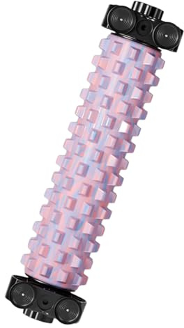 Massagerolle für Beine – Schaumstoff mit hoher Dichte, Saugnäpfe, ergonomisch, Schmerzlinderung, Muskel | Rolle Körper Sport Gym Home Yoga Pilates Fitness Erholung Training Rehabilitation
