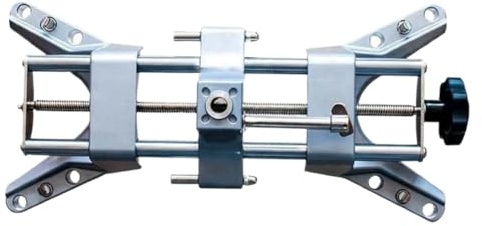Front Wheel Aligner Clamp Compatible with AU05 Car Four-Wheel Aligner Fixtures Accessories Fit for 11-25 Inch Special Tool Head(As Shown 15MM)