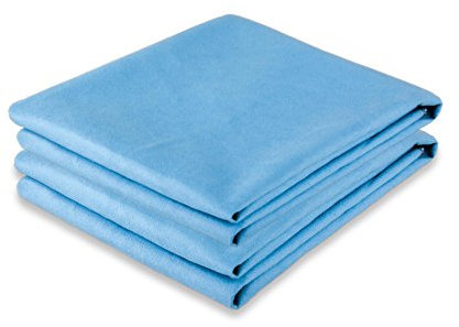 CelinaTex Largo Reise-Handtuch Doppelpack 40 x 80 cm blau Polyester Badetuch für Sport Training Fitness Outdoor