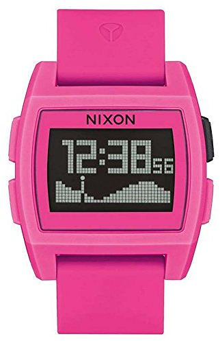 Nixon Herren Digital Uhr mit Silikon Armband A1104-2688-00