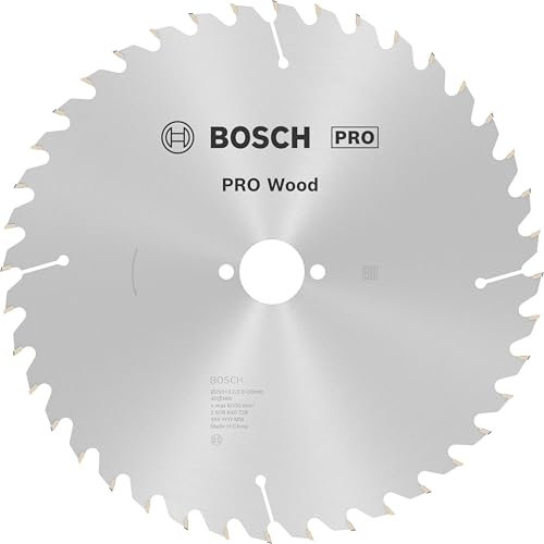 Bosch Professional 1x Lama per sega circolare Optiline for Wood per legno, 250 x 3.2 x 30 mm, 40 denti, Accessorio Sega Circolare, 250 x 3.2/2.2 x 40 mm
