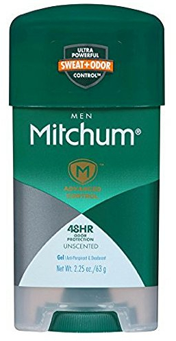 Mitchum Anti-Perspirant & Deodorant, Power Gel, Unscented, 2.25 Oz (63 G) (Pack Of 6)