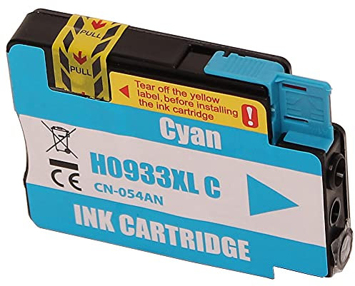 ABC Alternativ Tintenpatrone für HP 933XL Cyan für HP OfficeJet 6100 6600 6700 7110 7510 7600 7610 7612 Series 933 XL