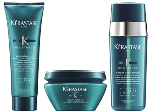 Kérastase Resistance Therapiste Shampoo 250ml, Masque 200ml and Serum 30ml Trio