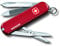 Victorinox Wenger Swiss Army Pocket Knife, Small, Multi Tool, 7 Functions, Nail File, Scissors, Red