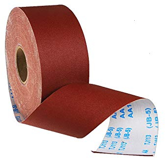 Toile d'émeri - 1 mètre de rouleau de toile abrasive Maso, 80 à 800 grains pour polissage de papier abrasif et surfaces profilées et courbées