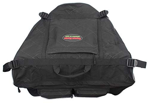 Seamax Sunlitec Front Accessory Storage Bow Bag for Inflatable Boat, with Reflective Line - Size C for 15-20ft Boat
