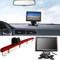 【Rückfahrkamera Transportster + 7 Zoll TFT LCD Bildschirm Auto Monitor】 Bremsleuchte Auto Dach Rückfahrkamera für VW T6 Transporter Business mit Heckklappe dritte 3.Bremsleuchte (1 door) ab 2016 Bj