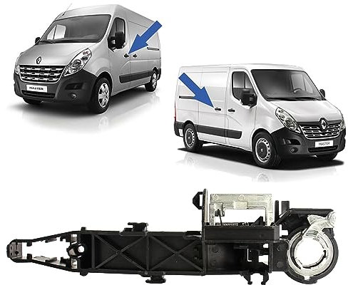 Mécanisme de poignée de porte compatible pour Master 3, Movano B et Nissan NV400 (à partir de 2010) avant gauche (côté conducteur) ou porte latérale coulissante droite (côté passager) | 806078197R