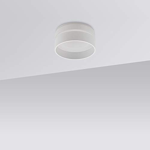 TEVEA LED Einbaustrahler rund weiß Spotleuchte Milenn mit dreifach Lichteffekt 230V 5W (Warmweiss)