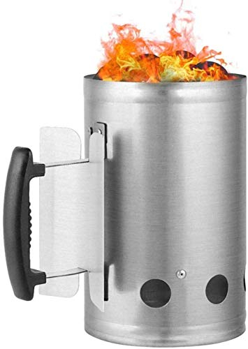 Barbecue Charcoal Starter, Charcoal Igniting Charcoal Bucket Barrel Grill Igniter Außengrill Beleuchtung Barrel Burning Charcoal Barrel Charcoal Baskets