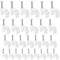 LIAOYUAN 400 Pcs Round Cable Clips, White, 4mm 6mm 8mm 10mm, Ethernet Wire Cable Nails Clips Clamps