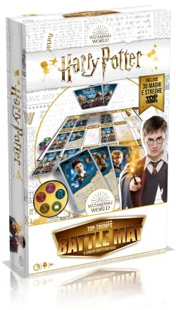 Top Trumps Winning Moves Harry Potter, Battlemat, Brettspiel, ab 6 Jahren, italienische Ausgabe